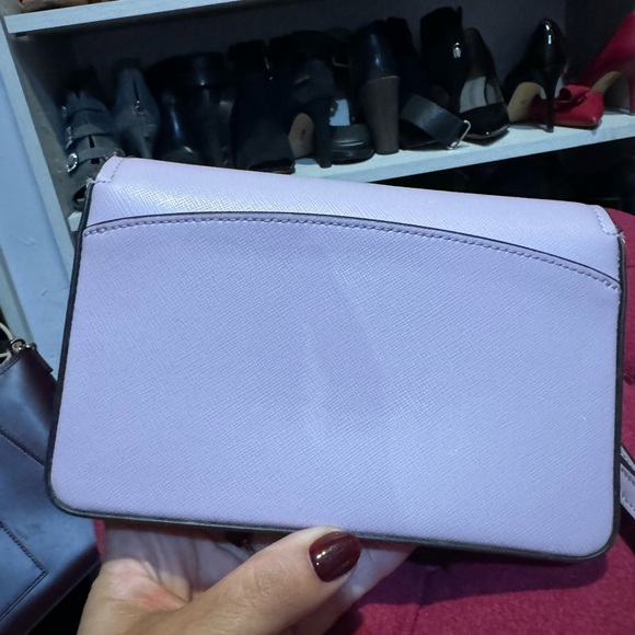 Kate Spade lilac wallet on a chain - Picture 4 of 8